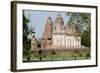 India, Khajuraho, Madhya Pradesh State Temple from the Chandella Dynasty and Grounds-Ellen Clark-Framed Photographic Print