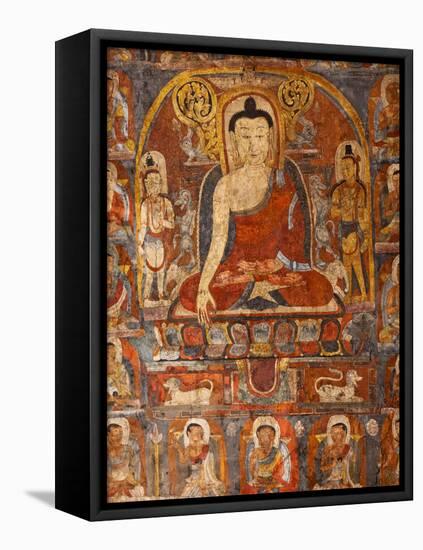 India, Ladakh, Alchi, Alchi Tsatsapuri Is a Little-Know Temple Complex Close to Very Famous Alchi C-Katie Garrod-Framed Stretched Canvas