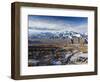 India, Ladakh, Leh, Looking South Out over Leh, Capital of Ladakh, Towards the Zanskar Range, with -Katie Garrod-Framed Photographic Print