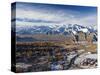 India, Ladakh, Leh, Looking South Out over Leh, Capital of Ladakh, Towards the Zanskar Range, with -Katie Garrod-Stretched Canvas