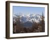 India, Ladakh, Leh, Stok Kangri Peak from Leh, Stok Kangri Is the Highest Mountain in Stok Range in-Katie Garrod-Framed Photographic Print