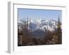 India, Ladakh, Leh, Stok Kangri Peak from Leh, Stok Kangri Is the Highest Mountain in Stok Range in-Katie Garrod-Framed Photographic Print