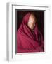 India, Ladakh, Likir, Senior Monk at Likir Monastery, Ladakh, India-Katie Garrod-Framed Photographic Print