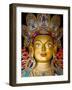 India, Ladakh, Thiksey, the Immense and Beautifully Gilded Maitreya Buddha in the Chamkhang Temple-Katie Garrod-Framed Photographic Print