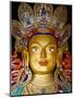 India, Ladakh, Thiksey, the Immense and Beautifully Gilded Maitreya Buddha in the Chamkhang Temple-Katie Garrod-Mounted Photographic Print