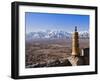 India, Ladakh, Thiksey, View of the Indus Valley from Thiksey Monastery-Katie Garrod-Framed Photographic Print