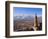 India, Ladakh, Thiksey, View of the Indus Valley from Thiksey Monastery-Katie Garrod-Framed Photographic Print