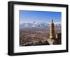 India, Ladakh, Thiksey, View of the Indus Valley from Thiksey Monastery-Katie Garrod-Framed Photographic Print