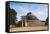 India, Madhya Pradesh, Sanchi, Great Stupa, Western Gateway-null-Framed Stretched Canvas