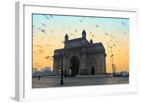 India, Maharashtra, Mumbai, Gateway of India, the Gateway of India at Dawn-Alex Robinson-Framed Photographic Print