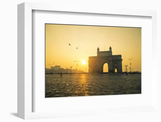 India, Maharashtra, Mumbai, Gateway of India, the Gateway of India at Dawn-Alex Robinson-Framed Photographic Print