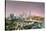 India, Maharashtra, Mumbai, View of the City of Mumbai City Centre at Night from Kemp's Corner-Alex Robinson-Stretched Canvas