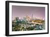 India, Maharashtra, Mumbai, View of the City of Mumbai City Centre at Night from Kemp's Corner-Alex Robinson-Framed Photographic Print