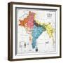 India: Map, 19Th Century-null-Framed Giclee Print