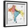 India: Map, 19Th Century-null-Framed Giclee Print