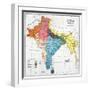 India: Map, 19Th Century-null-Framed Giclee Print