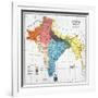 India: Map, 19Th Century-null-Framed Giclee Print