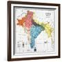 India: Map, 19Th Century-null-Framed Giclee Print
