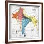 India: Map, 19Th Century-null-Framed Giclee Print