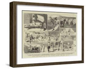 India, Military Life in the Plains During the Hot Season-null-Framed Giclee Print