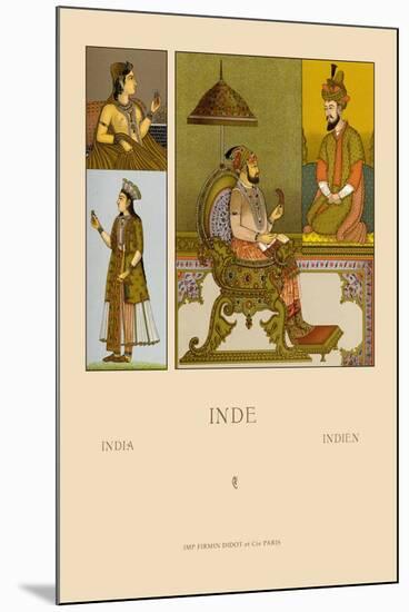 India Moguls-Racinet-Mounted Art Print