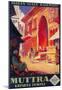 India - Muttra Krishna Temple Travel Poster-null-Mounted Poster