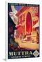 India - Muttra Krishna Temple Travel Poster-Lantern Press-Framed Art Print