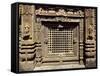 India, Orissa State, Detail of Decoration of Muktesvara Temple in Bhubaneswar-null-Framed Stretched Canvas