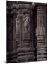 India, Orissa State, Detail of Decorations of Rajarani Temple in Bhubaneswar-null-Mounted Giclee Print