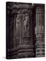 India, Orissa State, Detail of Decorations of Rajarani Temple in Bhubaneswar-null-Stretched Canvas