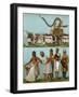 India, Parades, Music, Dances-Auguste Racinet-Framed Giclee Print