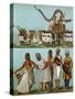 India, Parades, Music, Dances-Auguste Racinet-Stretched Canvas