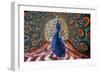 India: Peacock-null-Framed Giclee Print