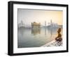 India, Punjab, Amritsar, Pilgrims at the Harmandir Sahib,  Nown As the Golden Temple-Jane Sweeney-Framed Photographic Print