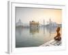 India, Punjab, Amritsar, Pilgrims at the Harmandir Sahib,  Nown As the Golden Temple-Jane Sweeney-Framed Photographic Print