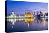 India, Punjab, Amritsar, the Golden Temple - the Holiest Shrine of Sikhism Just before Dawn-Alex Robinson-Stretched Canvas