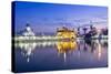 India, Punjab, Amritsar, the Golden Temple - the Holiest Shrine of Sikhism Just before Dawn-Alex Robinson-Stretched Canvas