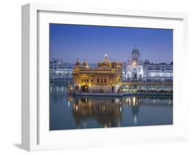 India, Punjab, Amritsar, the Harmandir Sahib,  Known As the Golden Temple-Jane Sweeney-Framed Photographic Print