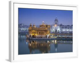 India, Punjab, Amritsar, the Harmandir Sahib,  Known As the Golden Temple-Jane Sweeney-Framed Photographic Print