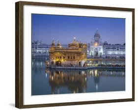 India, Punjab, Amritsar, the Harmandir Sahib,  Known As the Golden Temple-Jane Sweeney-Framed Photographic Print