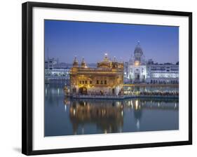 India, Punjab, Amritsar, the Harmandir Sahib,  Known As the Golden Temple-Jane Sweeney-Framed Photographic Print