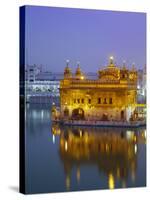 India, Punjab, Amritsar, the Harmandir Sahib,  Known As the Golden Temple-Jane Sweeney-Stretched Canvas