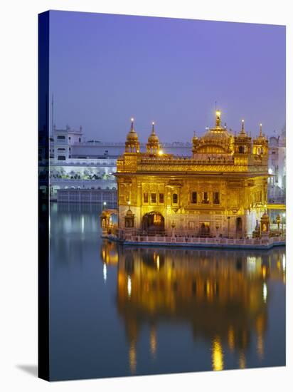 India, Punjab, Amritsar, the Harmandir Sahib,  Known As the Golden Temple-Jane Sweeney-Stretched Canvas