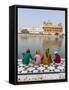 India, Punjab, Amritsar, the Harmandir Sahib,  Known As the Golden Temple-Jane Sweeney-Framed Stretched Canvas