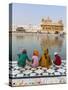 India, Punjab, Amritsar, the Harmandir Sahib,  Known As the Golden Temple-Jane Sweeney-Stretched Canvas