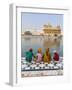 India, Punjab, Amritsar, the Harmandir Sahib,  Known As the Golden Temple-Jane Sweeney-Framed Photographic Print