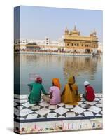 India, Punjab, Amritsar, the Harmandir Sahib,  Known As the Golden Temple-Jane Sweeney-Stretched Canvas