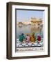 India, Punjab, Amritsar, the Harmandir Sahib,  Known As the Golden Temple-Jane Sweeney-Framed Photographic Print