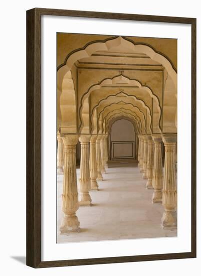 India, Rajasthan, Jaipur Amber Fort. Arches-Emily Wilson-Framed Photographic Print