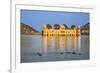 India, Rajasthan, Jaipur. Jal Mahal Palace Is Commonly known as the Water Palace.-Nigel Pavitt-Framed Photographic Print